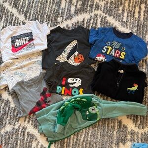 Kids Graphic T-Shirts and Hoodie Set bulk